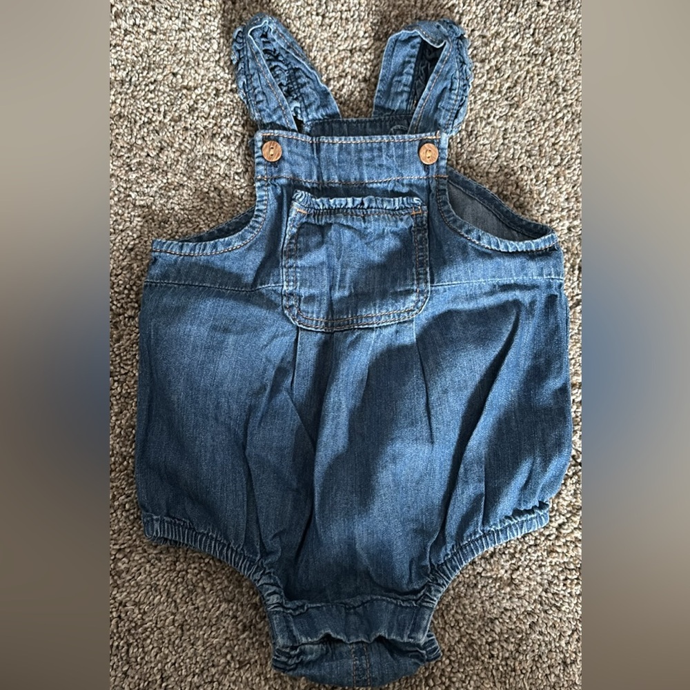 Baby GAP Denim Romper 12-18 months